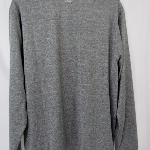 Cutter & Buck Adapt Eco Knit Gray Mens Quarter Gray Lamar University Poly Blend - Picture 6 of 7